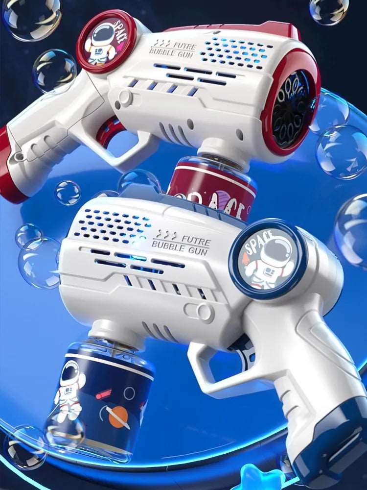 Astronaut Automatic Light Bubble Machine Gun