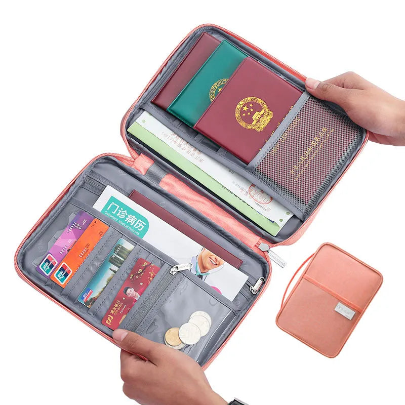 Travel Wallet Family Passport Holder Creative Waterproof Document Case Organizer Travel accessories beunik