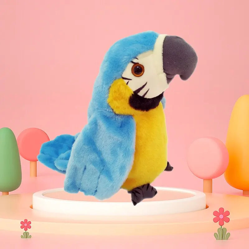 Colorful Chatty Parrot Interactive Recordable and Musical Toy