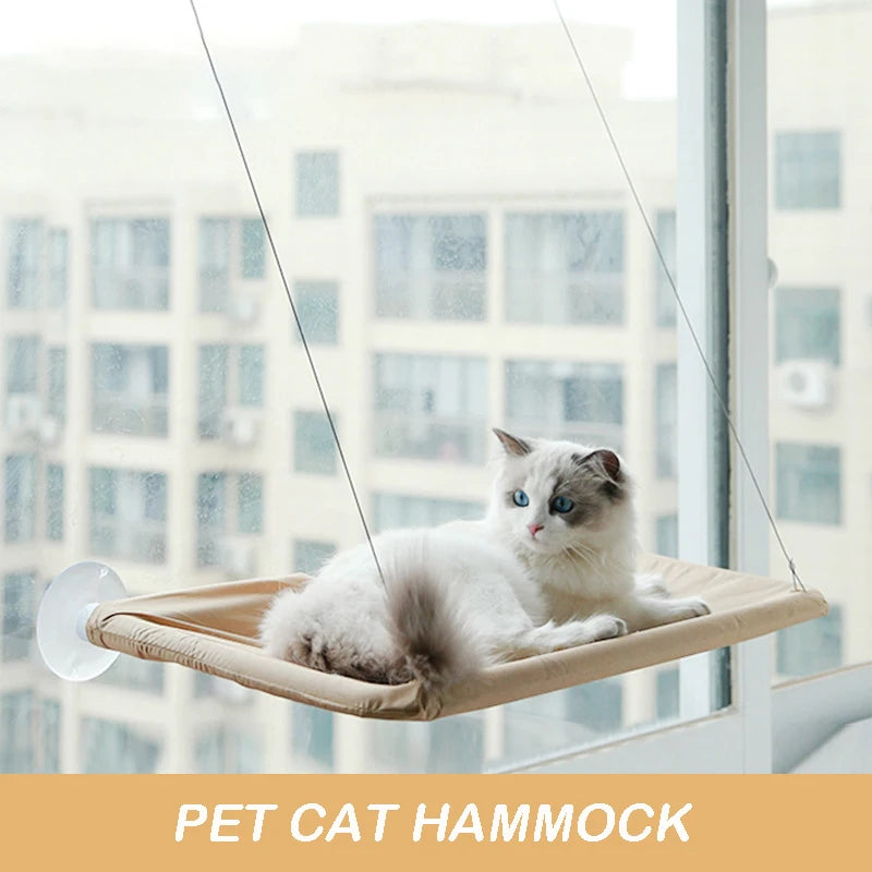 Pet Cat Hammock Aerial Hanging Cat Bed (20kg limit) beunik