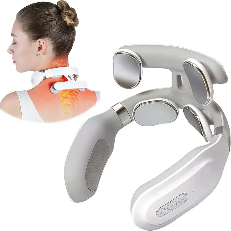 Head And Neck Massage Machine Haeating & Vibration