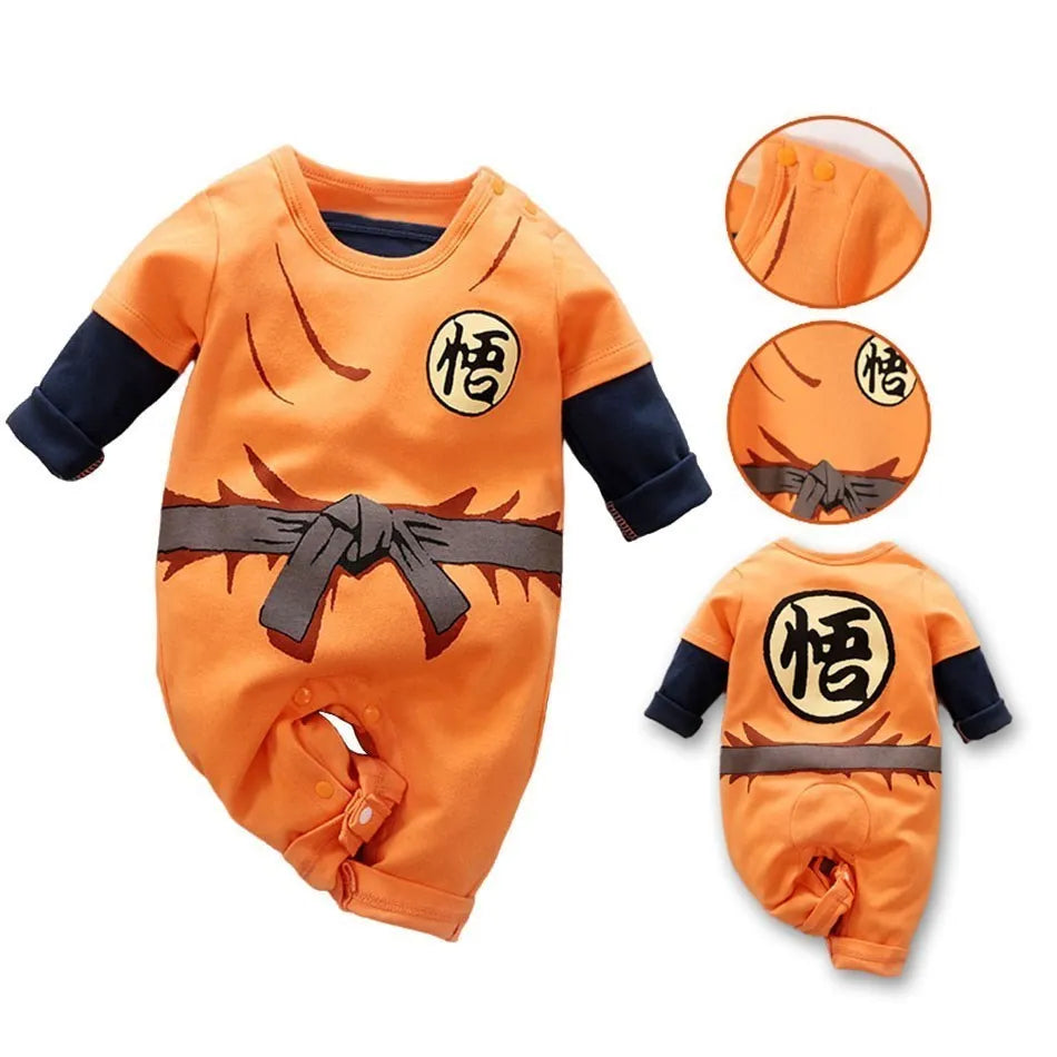 0-18 Months Anime Baby Rompers Newborn Cosplay Costume beunik