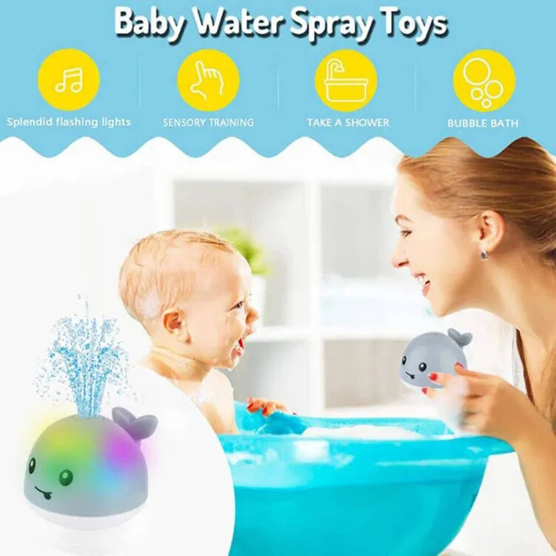 Whale Automatic Sprinkler Bathtub Toys