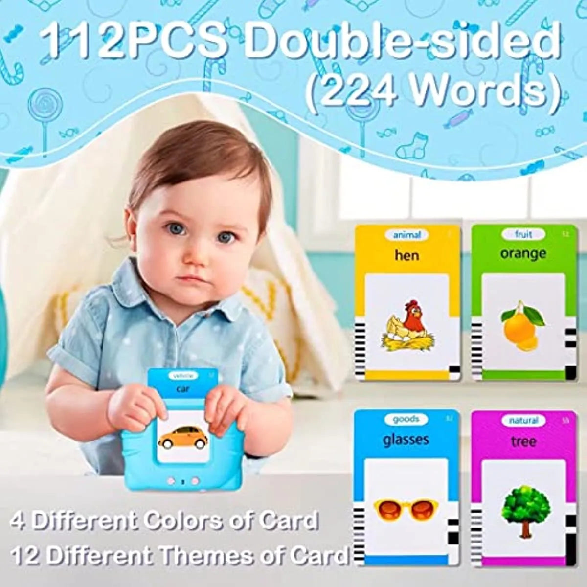 Talking Flash Cards Early Educational Toys Early Childhood Learning beunik