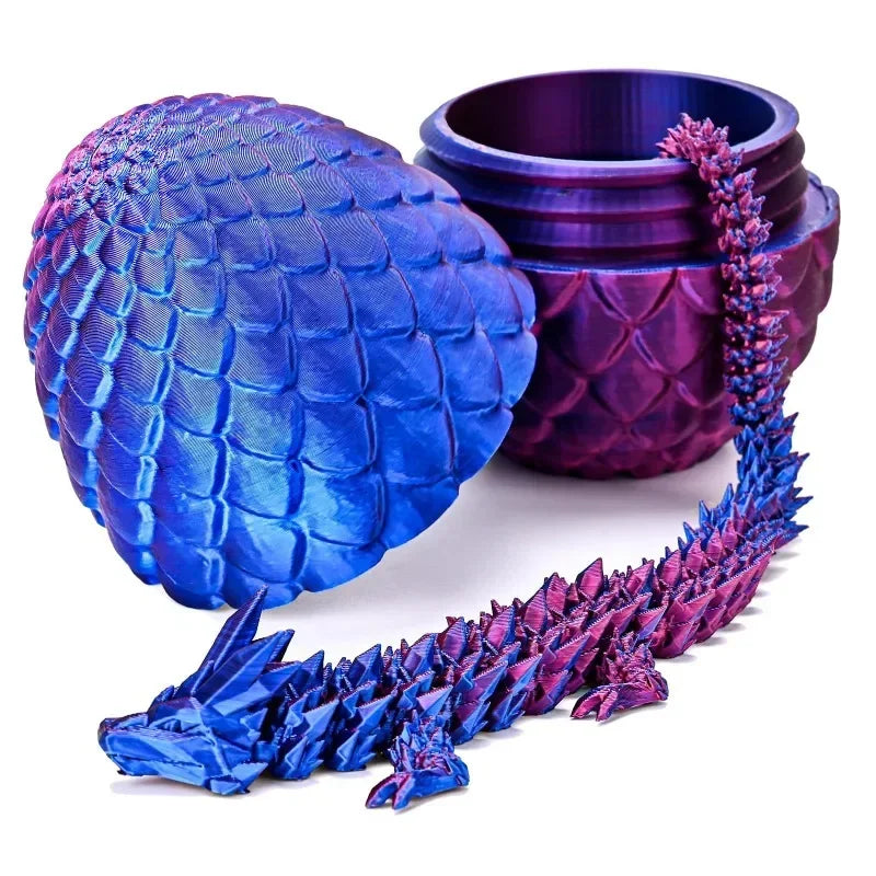 Shiny reticulated dragon with egg beunik