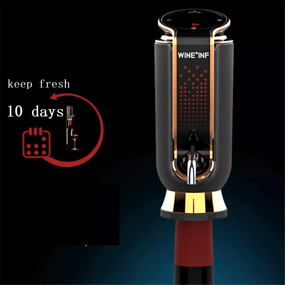 Automatic Wine Decanter Electric Wine Aerator Wine Dispenser USB Charging beunik