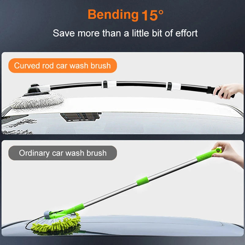 15 Degree Bend Car Cleaning Brush Car Wash