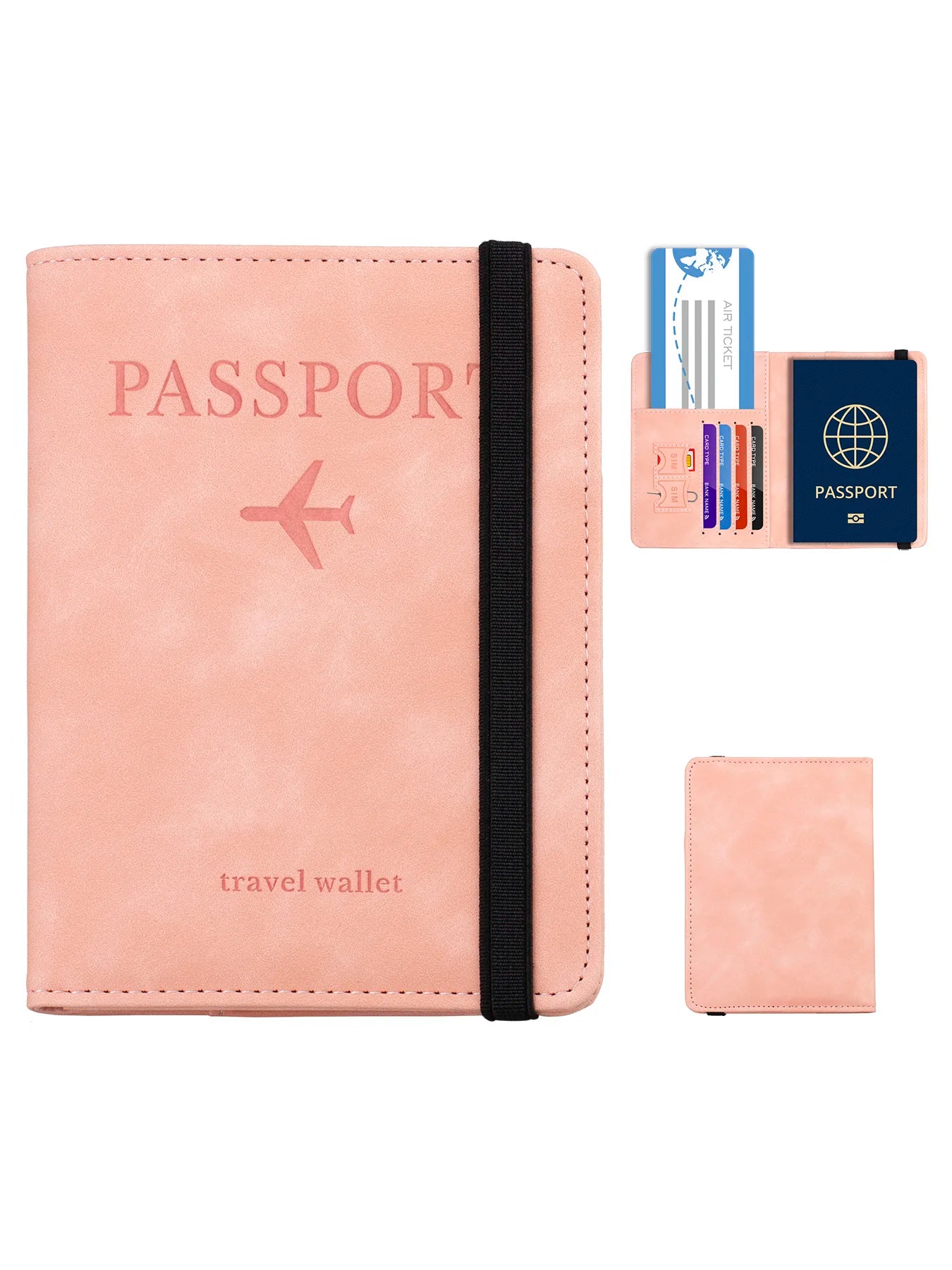 Passport Holder Cover Wallet RFID Blocking Leather Card Case Travel Accessories beunik