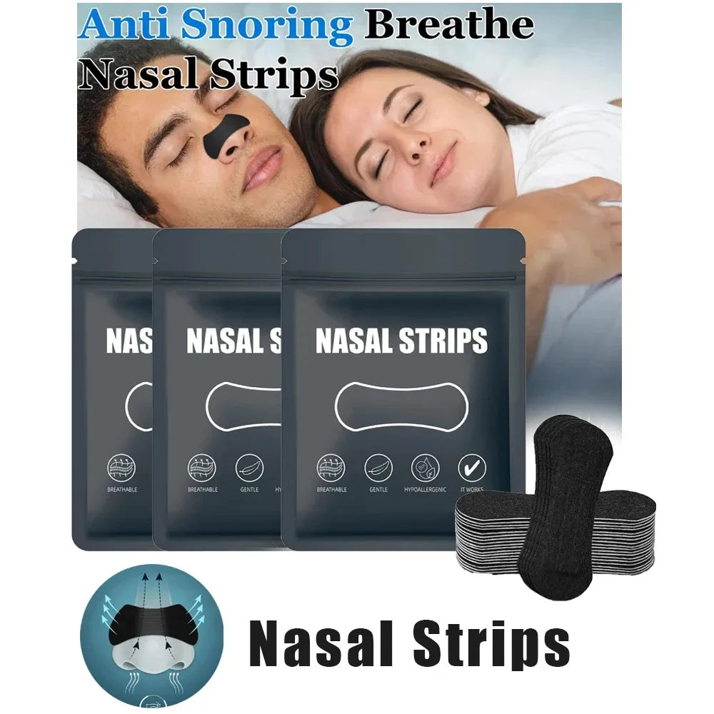 Physical Expansion Breathable Nasal Patch Anti Snoring Nose Strips for Breathing Correction beunik