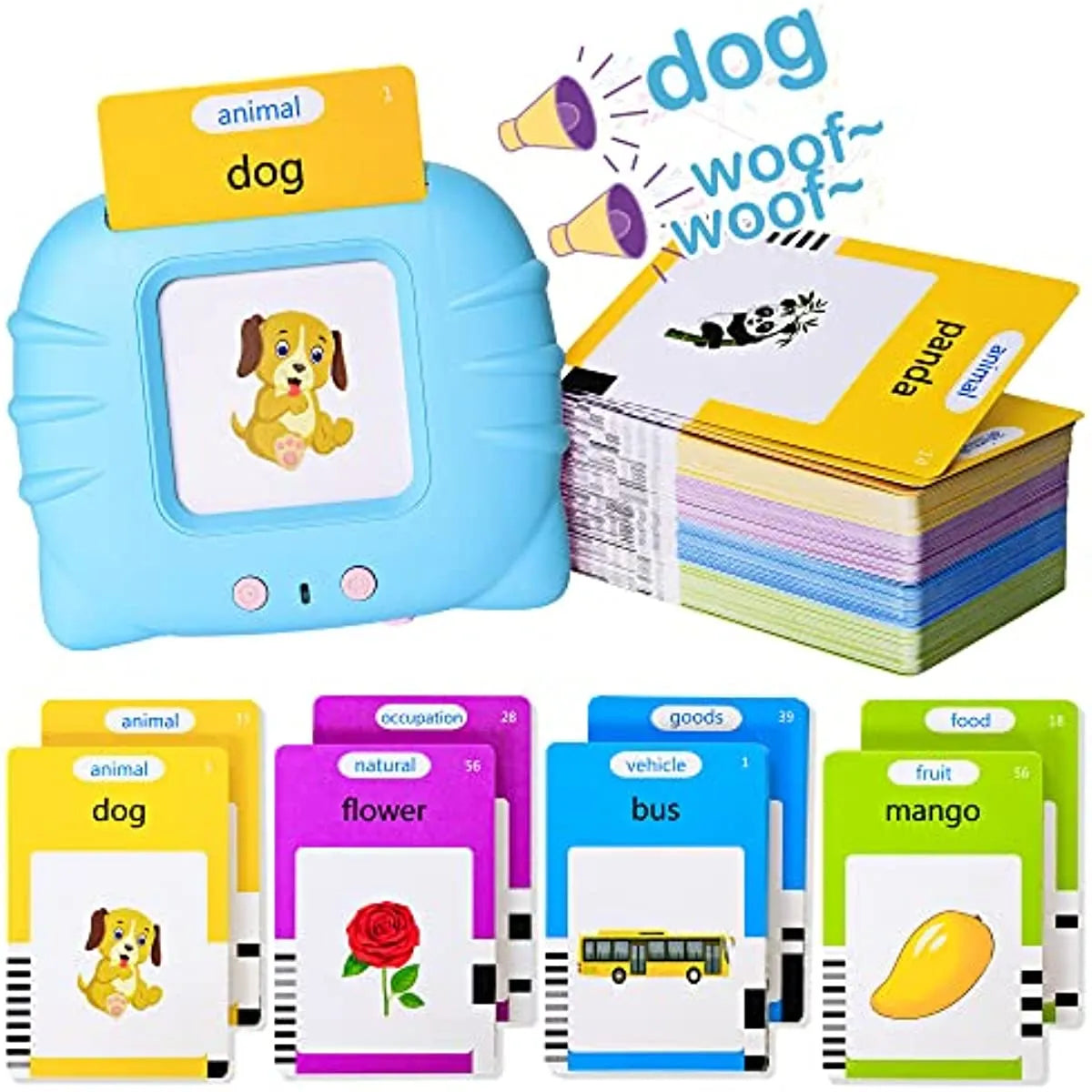 Talking Flash Cards Early Educational Toys Early Childhood Learning beunik