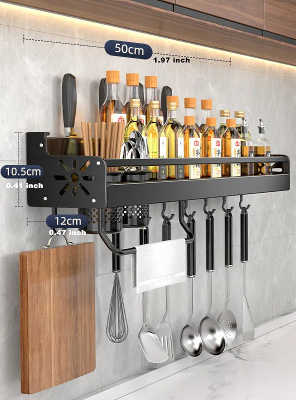 Kitchen Wall-mounted Organizer Shelf