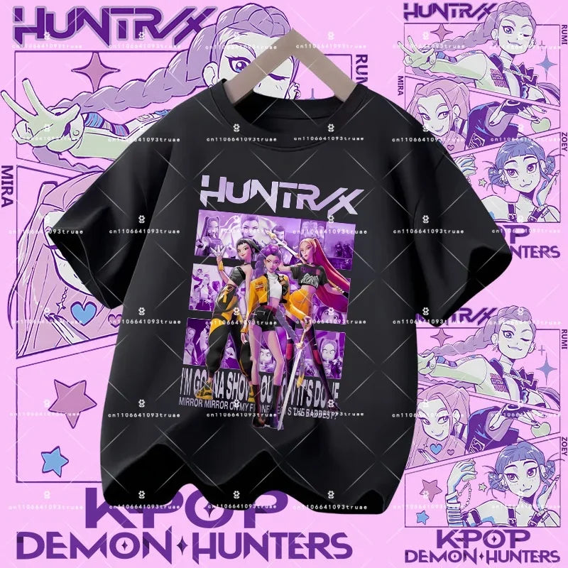 KPOP DEMON HUNTERS Kids T-Shirts – HUNTR/X Collection