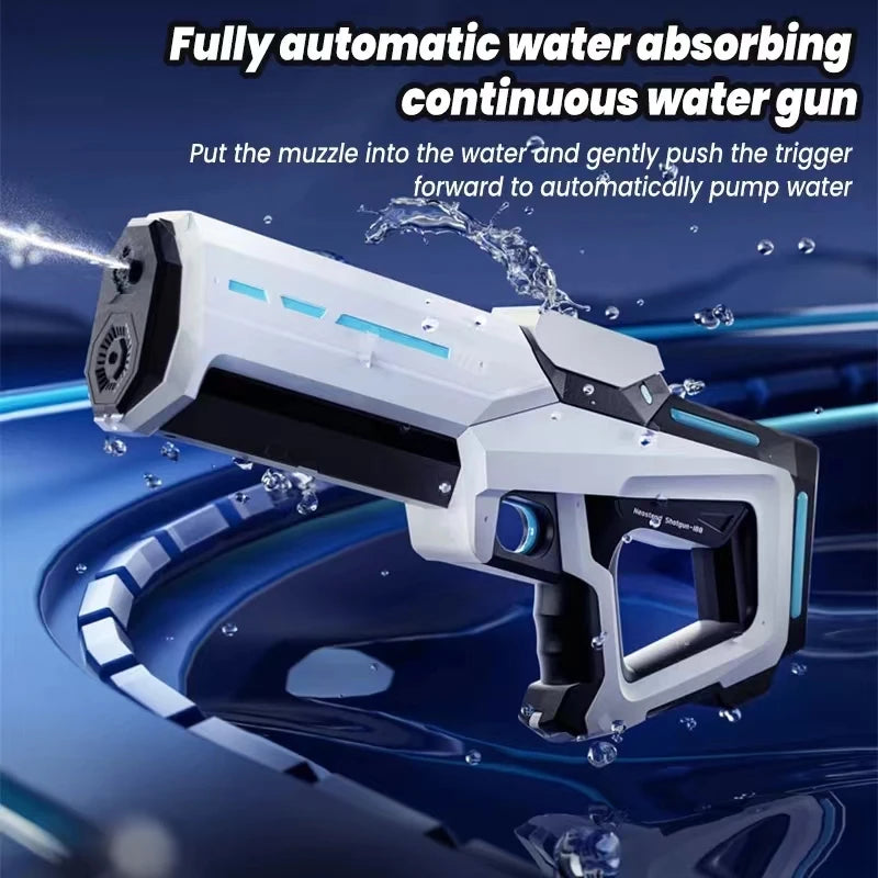 Futuristic Fully Automatic Water Gun beunik