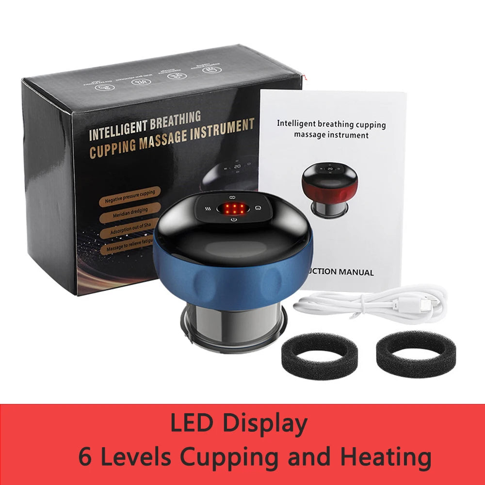 Smart Vacuum Cupping Massage Device Electric Heating USB beunik