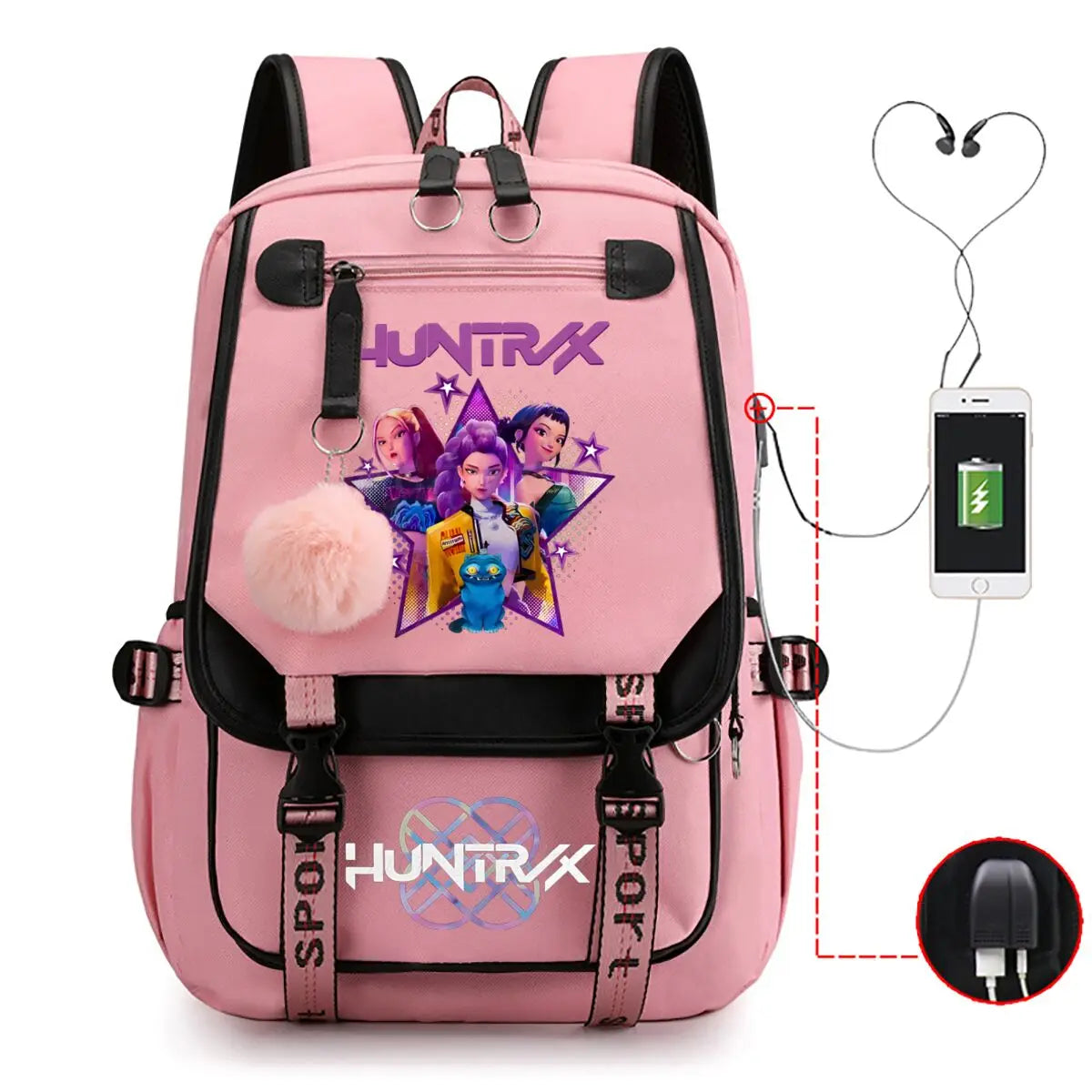 School Backpack for Students KPop Demon Hunters beunik