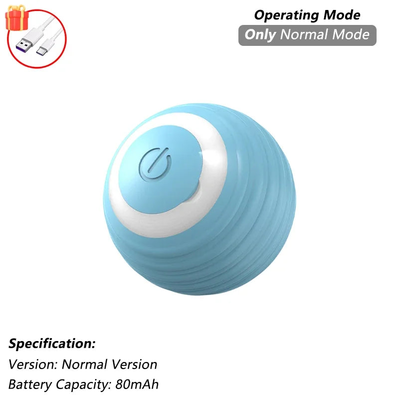Cat Interactive Ball Toy Automatic Rolling Ball Faux Tail Rechargeable Smart Pet Electric Toy beunik