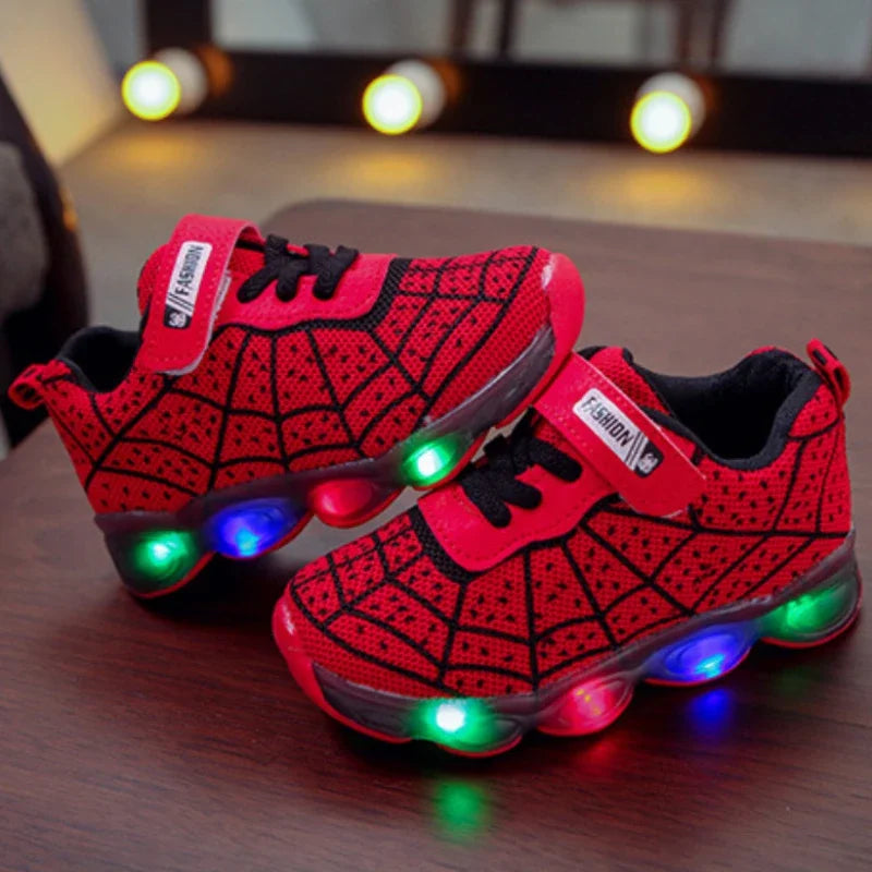 Spiderman Childrens Sneakers Breathable Casual Shoes (1-12 Years) beunik