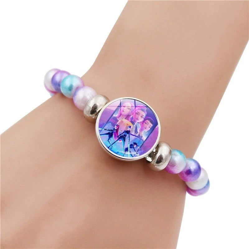 K-Pop Idol Inspired Beaded Charm Necklace – Rumi, Zoey & Mira Pendant