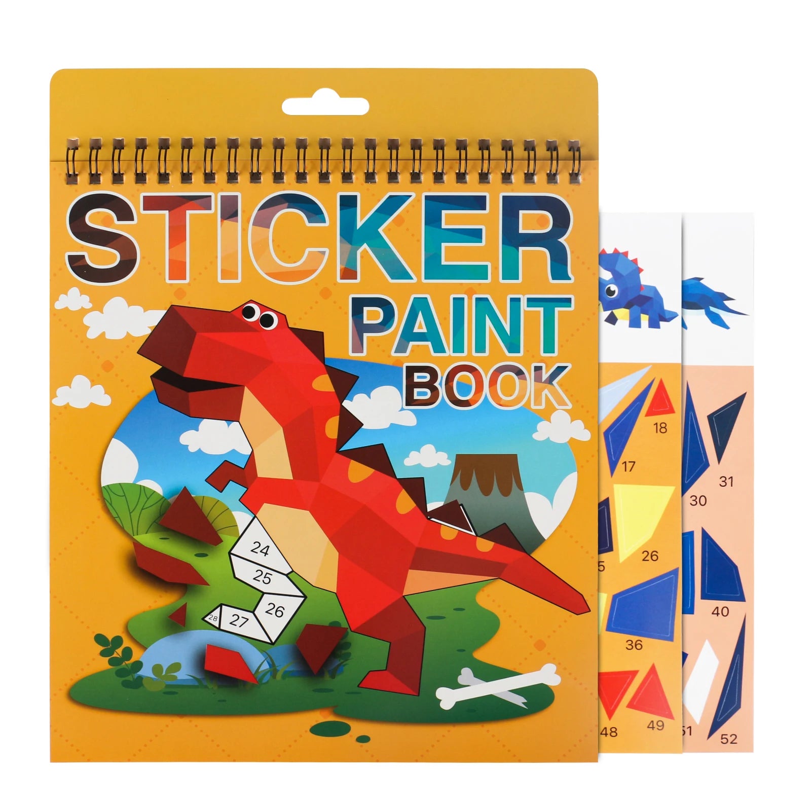 Sticker Book Crafts for Kids Ages 4-8, Sticker by Number for brain games beunik