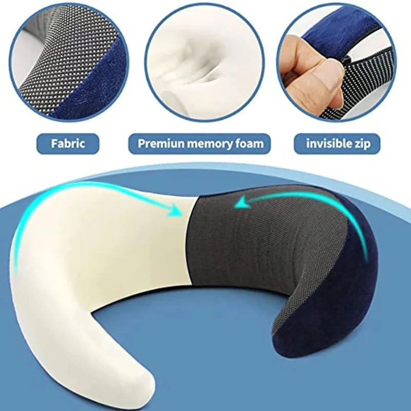 U Shape Memory Foam Neck Travel Pillow beunik