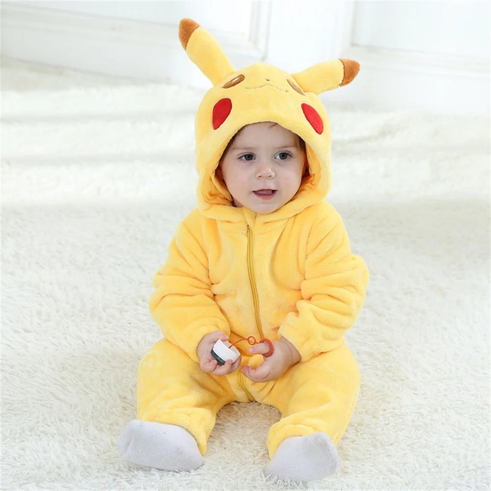 Pokemon Baby Shrek Minion Pikachu Monsters Clothes Boy Girl Anime Onesie Romper beunik