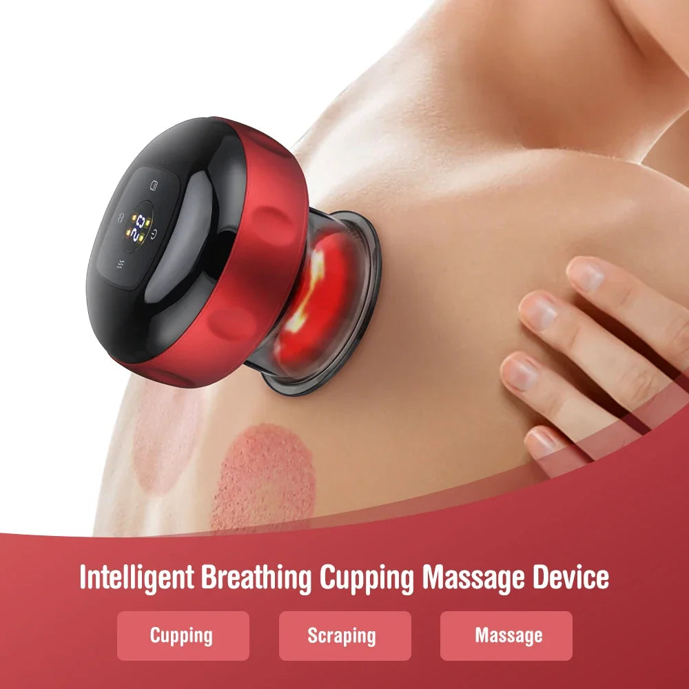 Smart Vacuum Cupping Massage Device Electric Heating USB beunik