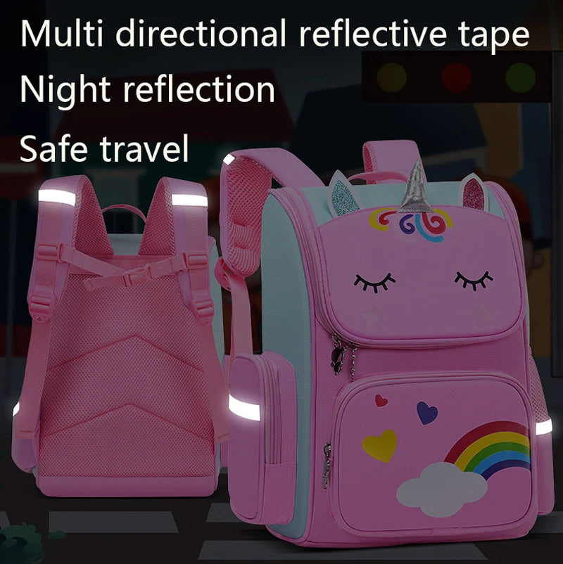 Unicorn Styled Children's Waterproof Backpack beunik