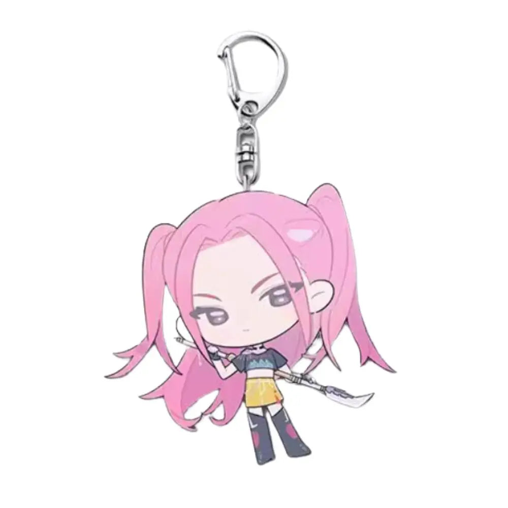 Demon Hunters Kpop Rumi Mira Zoey Keychain Cosplay Accessories beunik