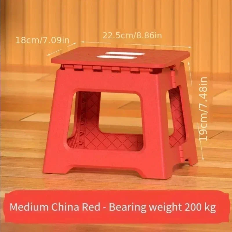 Portable Folding Stool Thickened Plastic Saddle Chair beunik