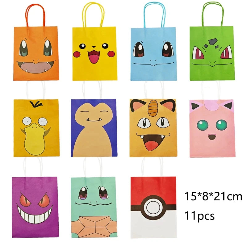 Pokémon Gift Bags – Pikachu Themed
