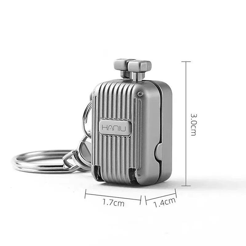 Luggage Keychain Foldable Nail Cutter Stainless Steel Nail Clippers beunik