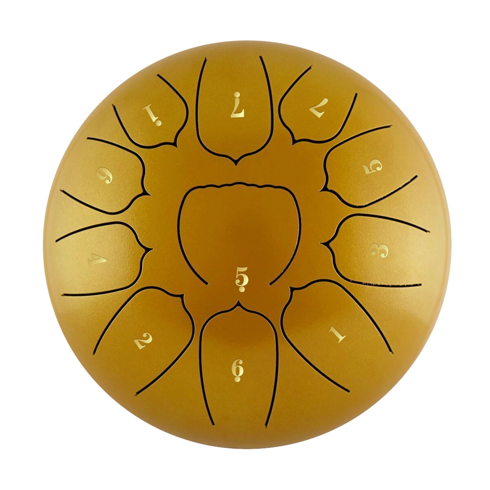 Steel Tongue Drum 11 Notes Handpan Drum with Drum Mallet Finger Picks Percussion for Meditation Yoga beunik