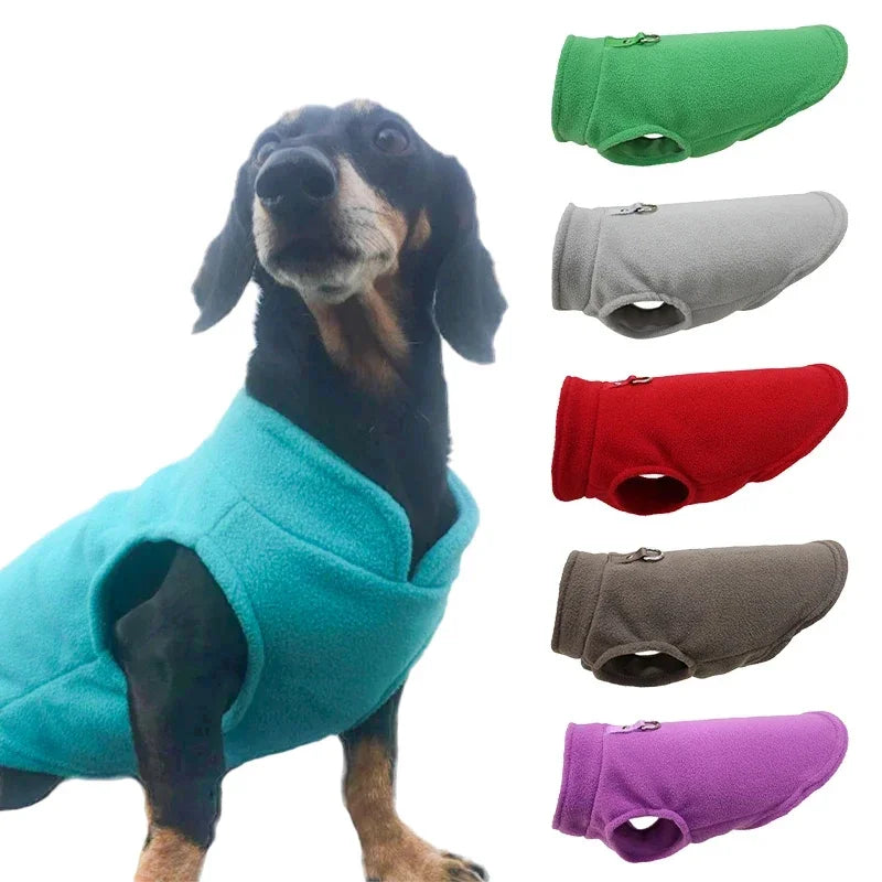 Warm Fleece Dogs Clothes Pet Dog Jacket Vest beunik