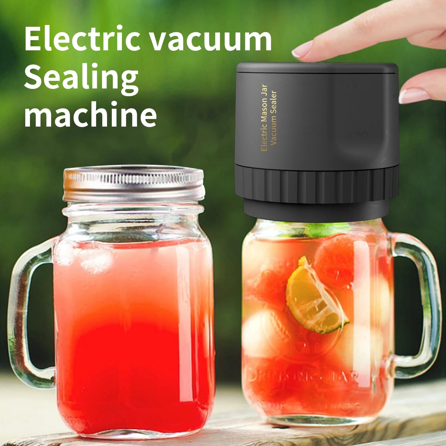 Electric Mason Jar Vacuum Sealer USB beunik