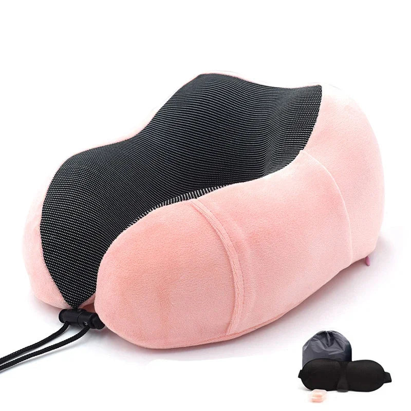 U-Shape Travel Pillow Pure Memory Foam Neck Pillow beunik