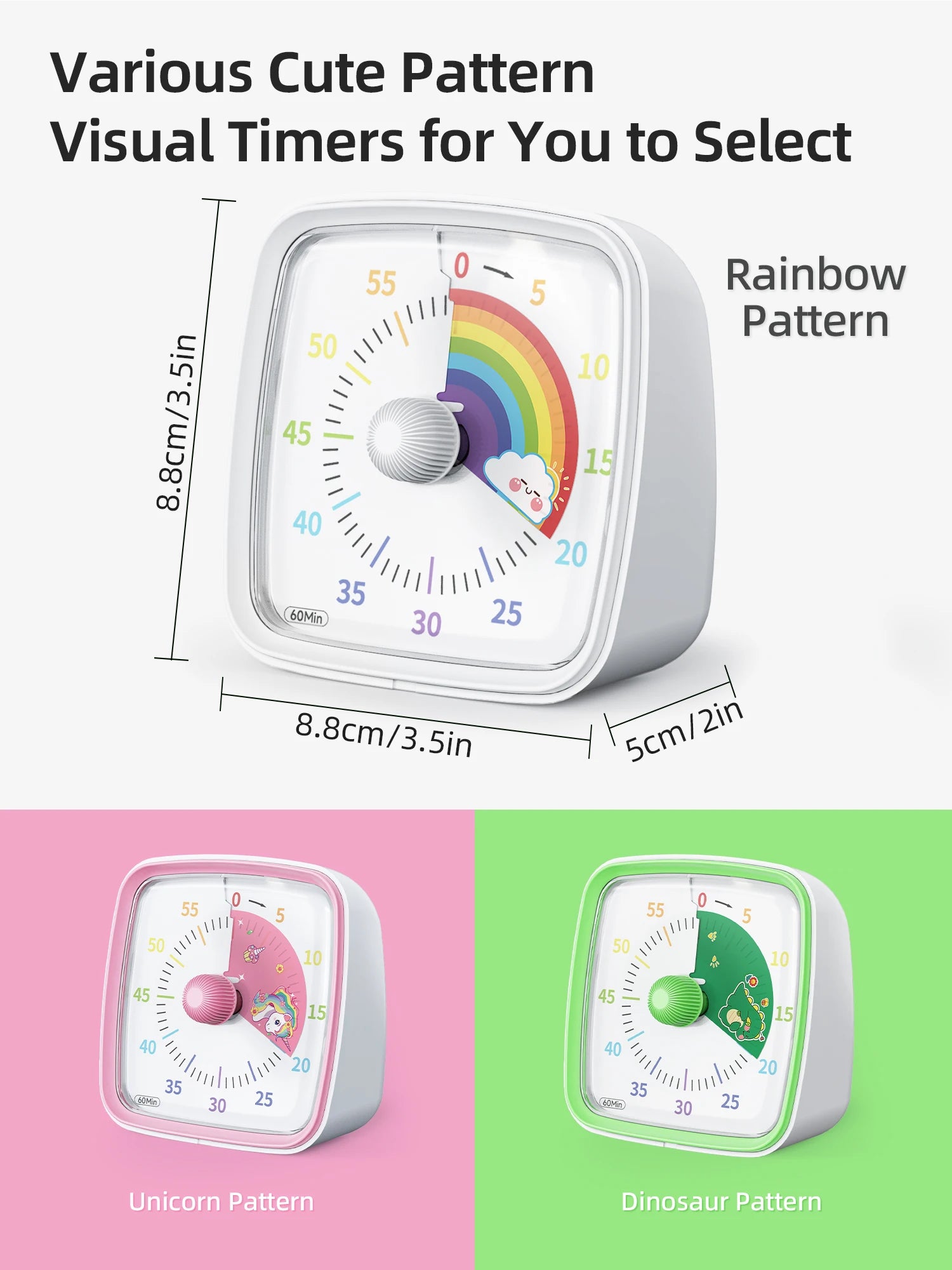 VIsual Timer - 60-Minute Countdown Timer