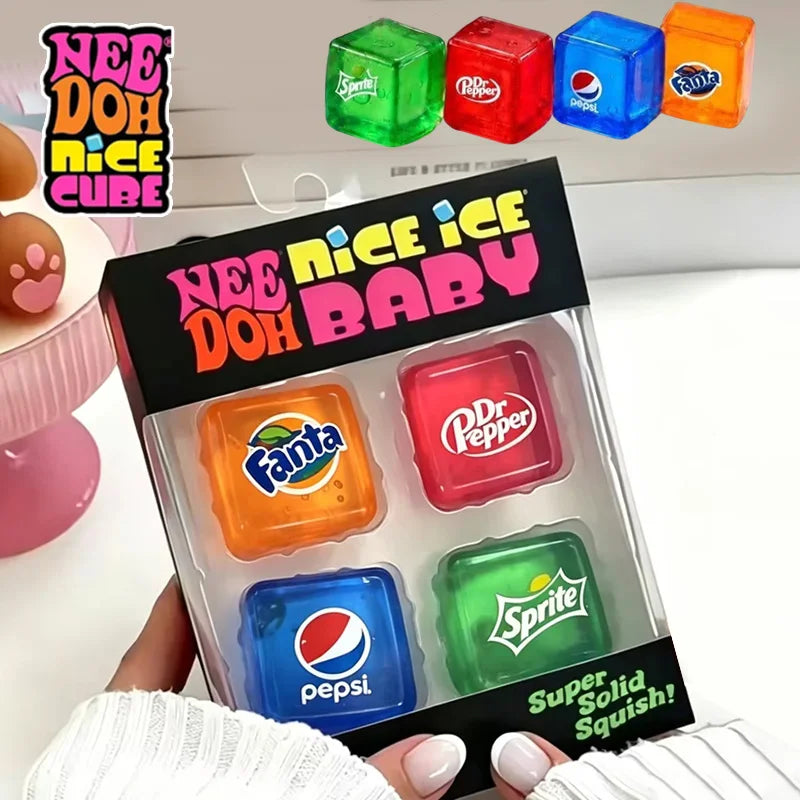 Needoh Nice Ice Cube Fidget Toys Slow Rebound Squishy Stress Toys beunik
