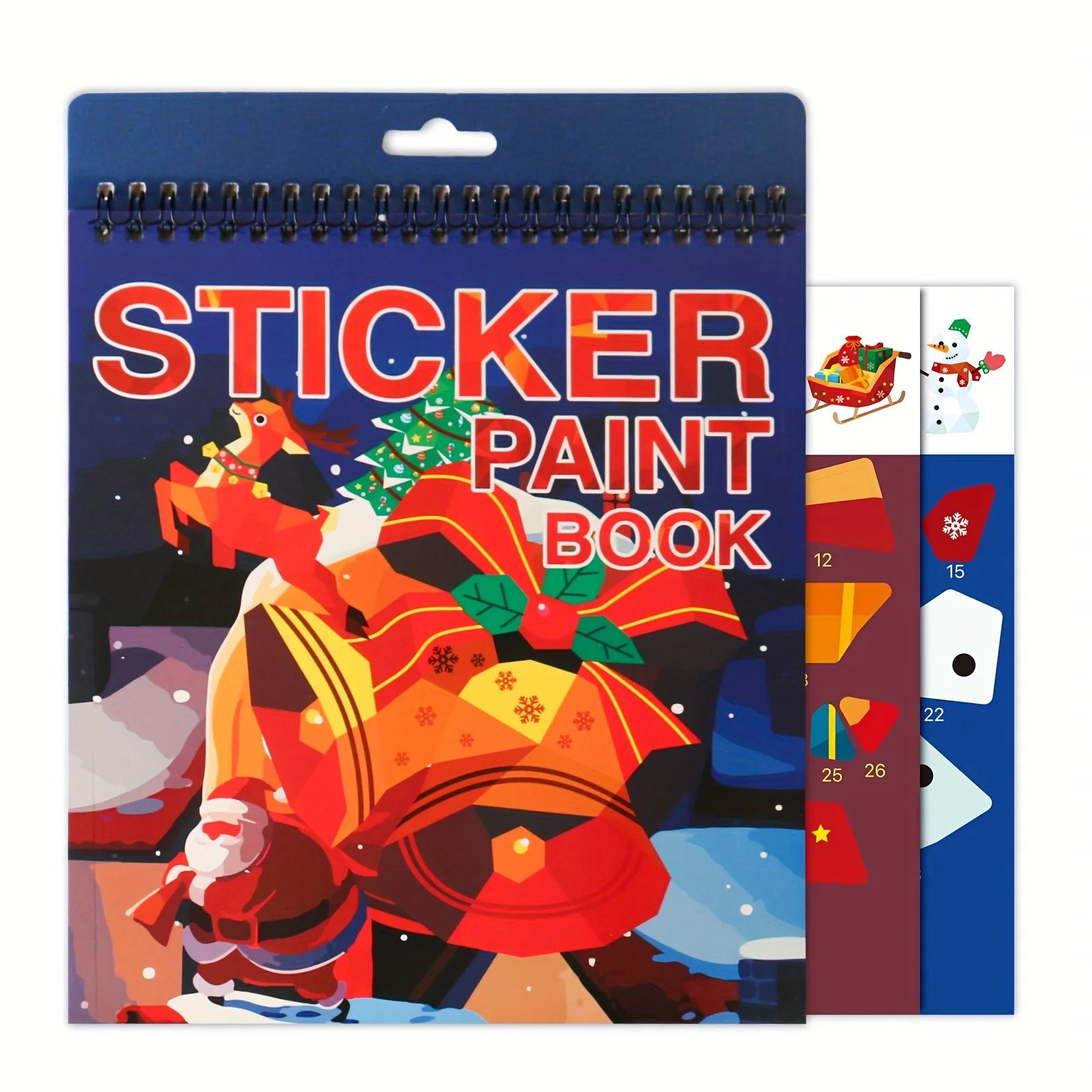 Sticker Book Crafts for Kids Ages 4-8, Sticker by Number for brain games beunik