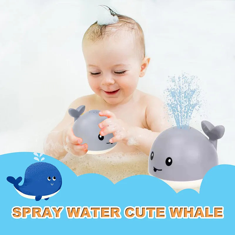 Whale Automatic Sprinkler Bathtub Toys