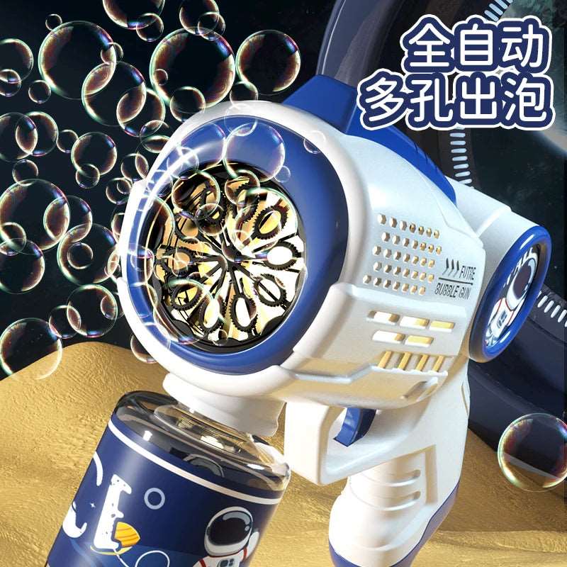 Astronaut Automatic Light Bubble Machine Gun