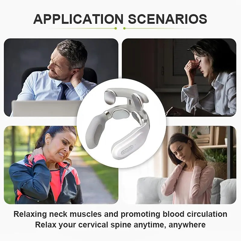 Head And Neck Massage Machine Haeating & Vibration