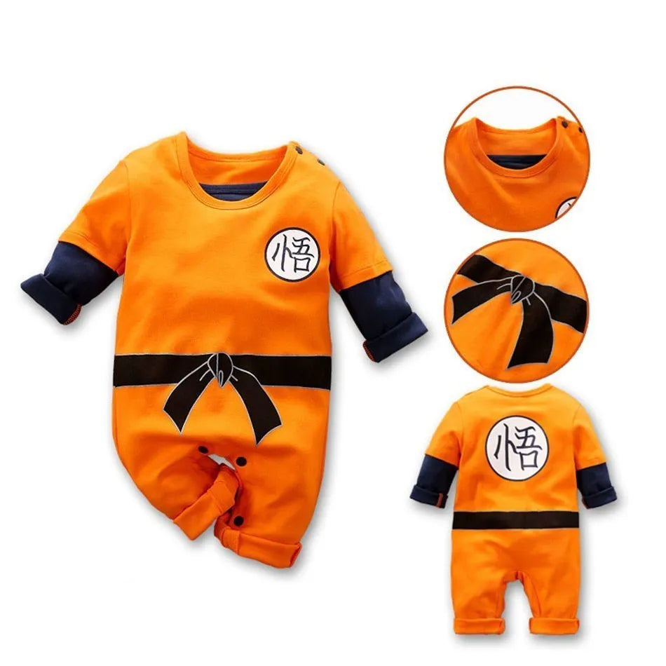 0-18 Months Anime Baby Rompers Newborn Cosplay Costume beunik