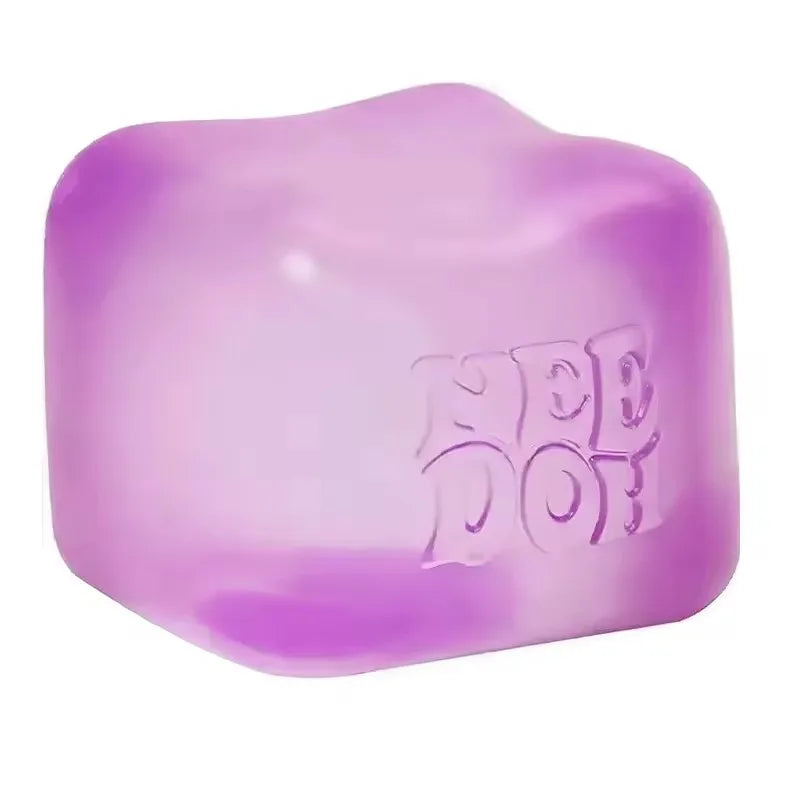 Nee Doh Jellyfish & Cube Squish Stress Toy beunik