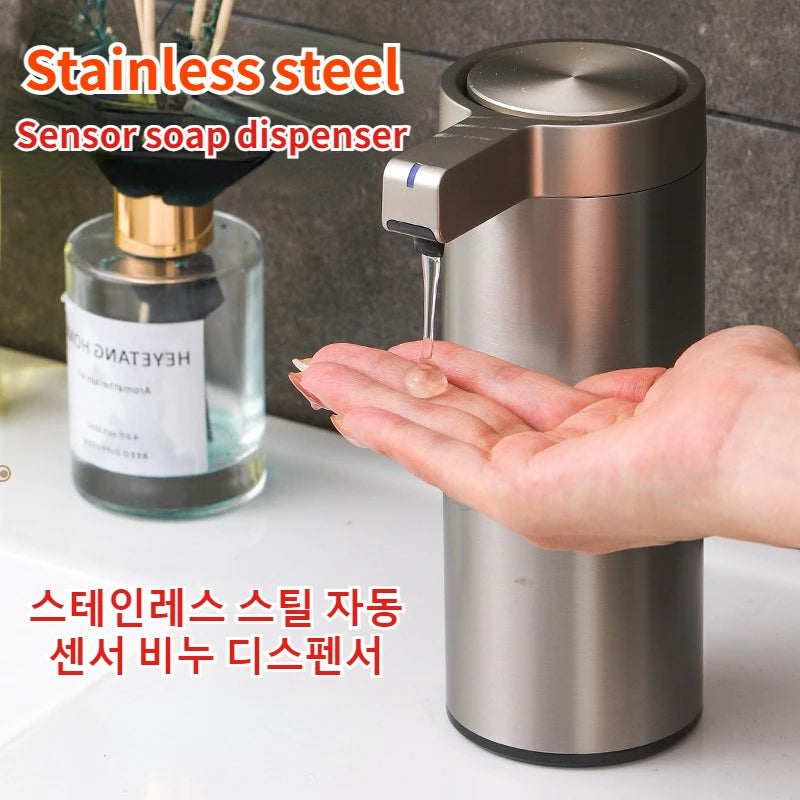 Stainless Automatic Liquid Soap Dispensers Touchless Sensor Kitchen Bathroom Accessories beunik