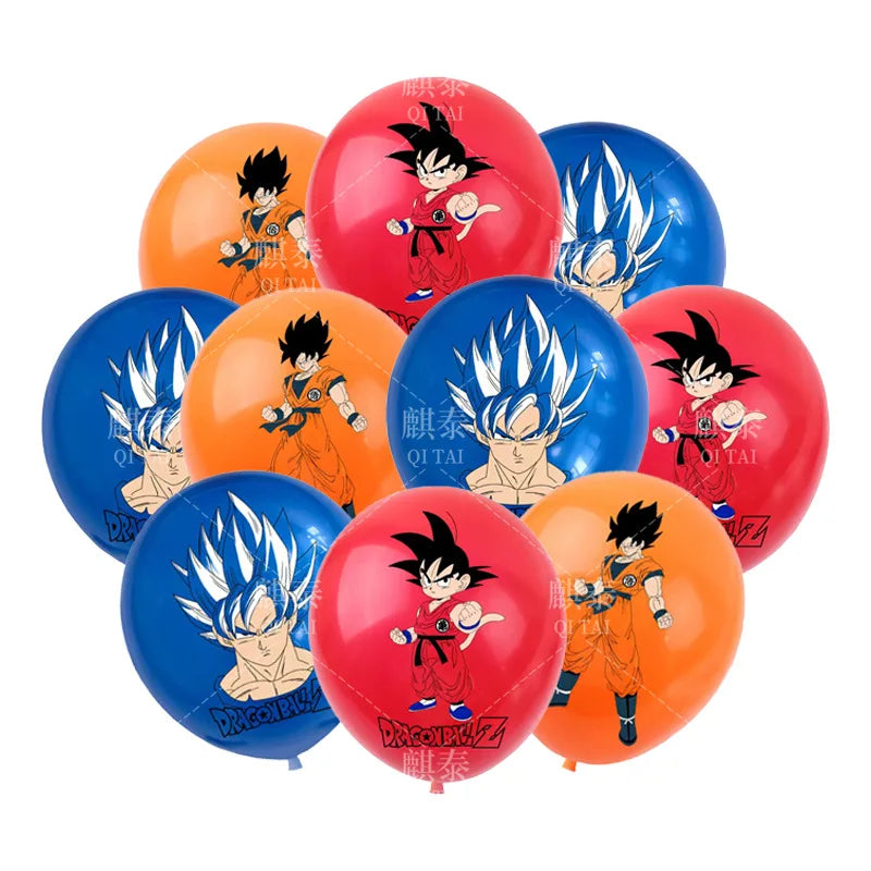 Dragonz Bandai Balloon Set,latex Balloons 3/6/18pcs, 12 Inch