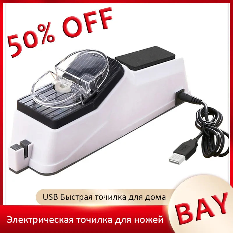 Electric Knife Sharpener Professional USB Powered