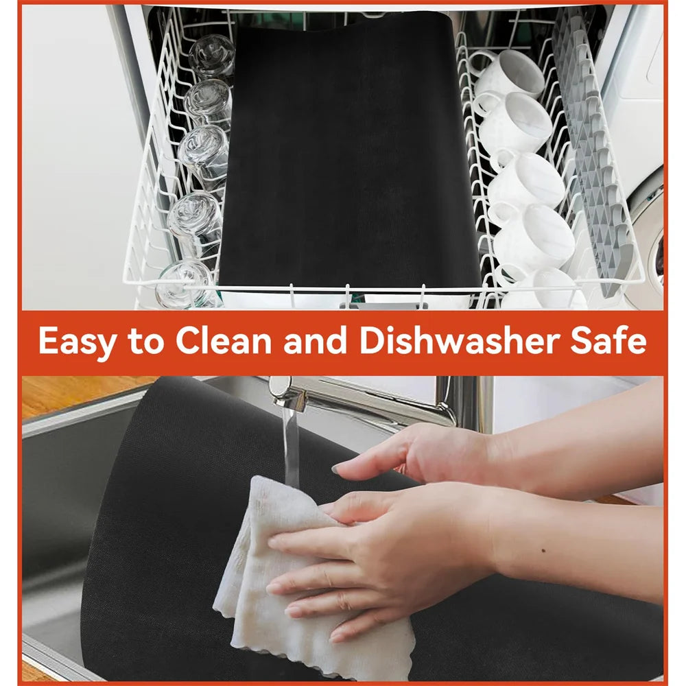 Oven Liners for Bottom of Electric Gas Oven Reusable Non-Stick Teflon Protector Mat beunik