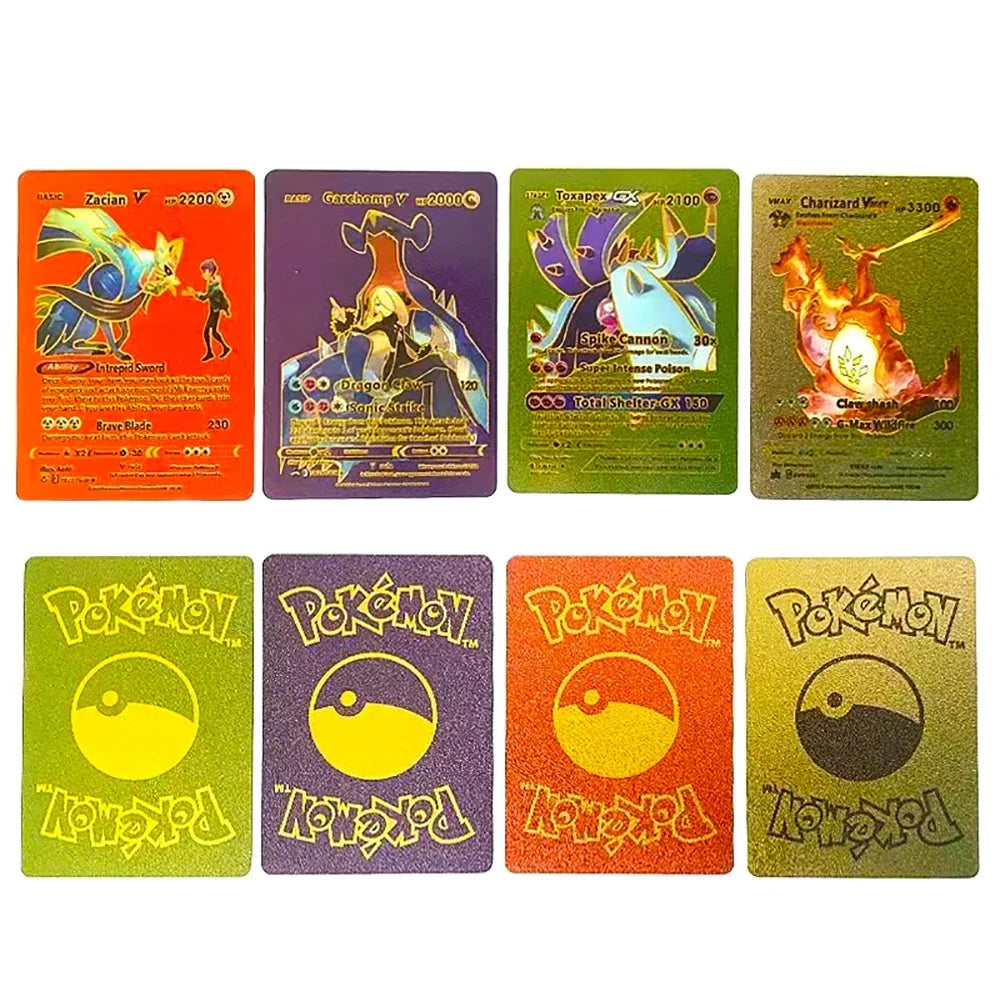 Pokemon Gold Foil Card VMAX GX Cards beunik