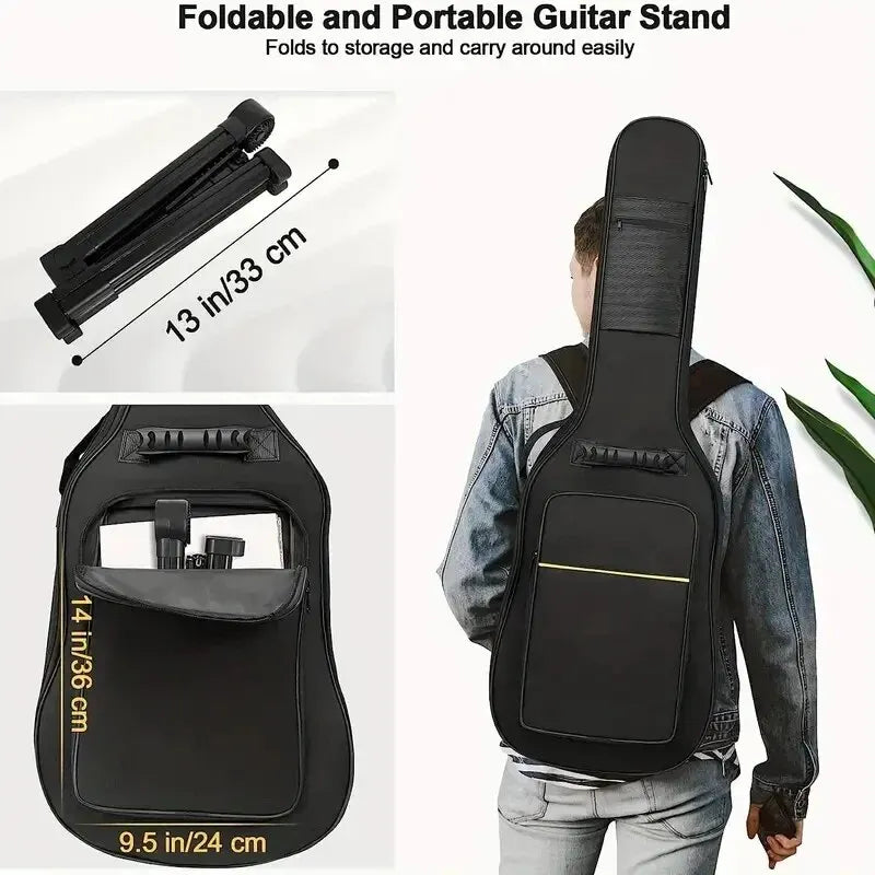 Folding Guitar Stand Stand for Acoustic Guitars Electric and Bass Portable and Lightweight beunik