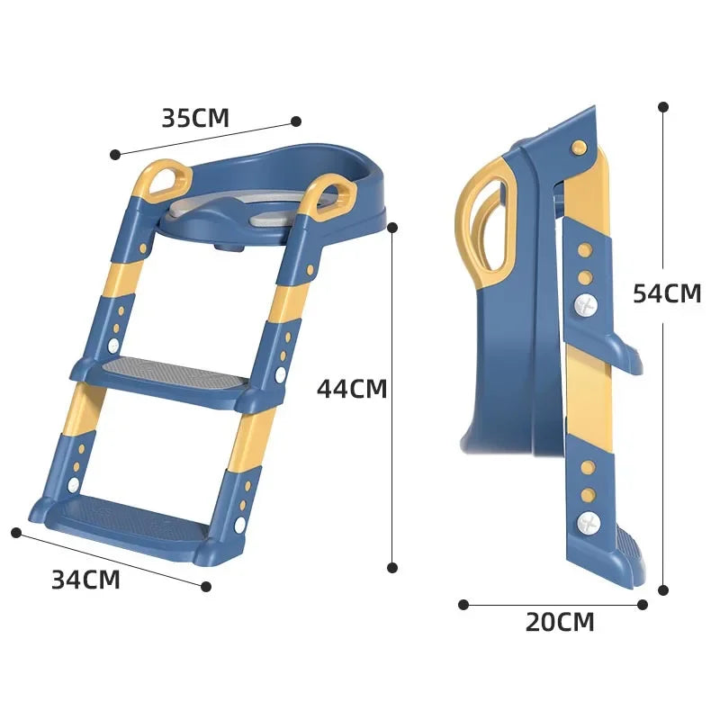 Stepped Children's Toilet Foldable Foot Stool Ladder beunik